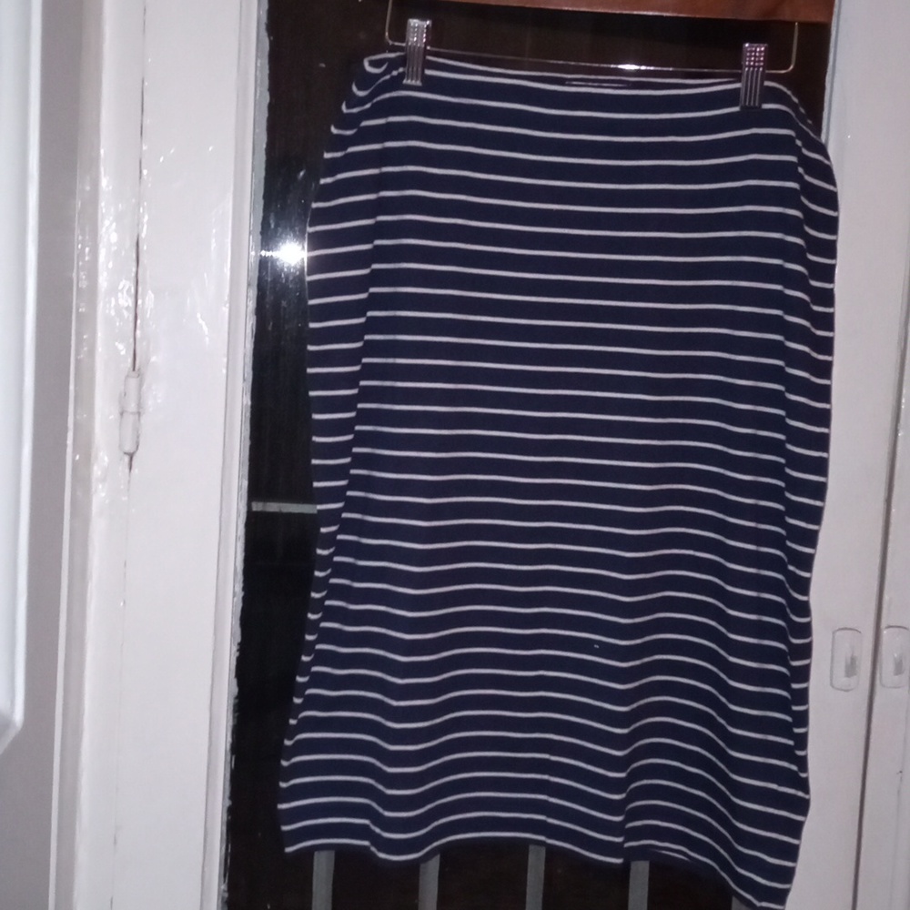 Nautical Skirt Lightweight M Navy Purchased in Europe